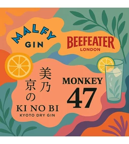 Négy gin, négy világ – Malfy, Beefeater, KiNoBi és Monkey 47 különleges ízei