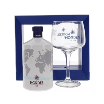 NORDES GIN DÍSZDOBOZBAN POHÁRRAL[40%|0.7L]