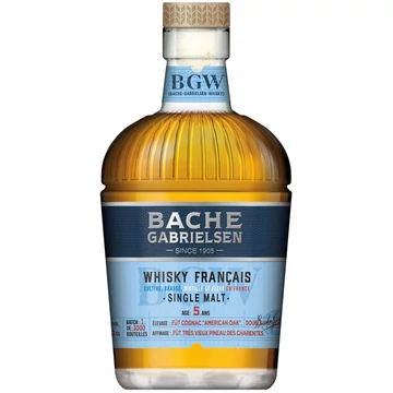 Bache Gabrielsen 5 éves Single Malt Batch 1. whisky DRS (0,7L / 41%)