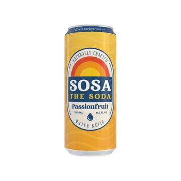 Sosa the Soda Passionfruit Water Kefir DRS (0,33L)