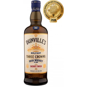 Dunville's Three Crowns whiskey DRS (0,7L/ 43,5%)