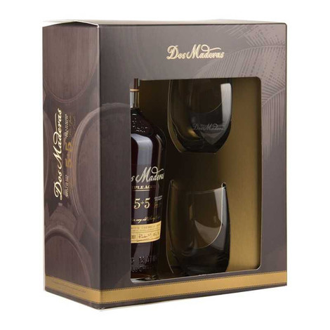 Dos Maderas 5+5 éves rum 2 pohárral (0,7L / 40%)