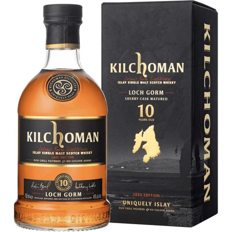 Kilchoman Loch Gorm 2026 10 éves whisky DRS (0,7L / 46%)