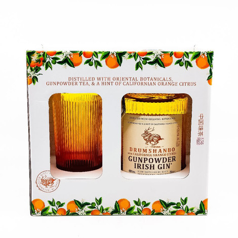 Drumshanbo Gunpowder Californian Orange gin díszdobozban 1 pohárral DRS (0,7L / 43%) Drumshanbo Gunpowder Californian Orange gin díszdobozban 1 pohárral DRS (0,7L / 43%)