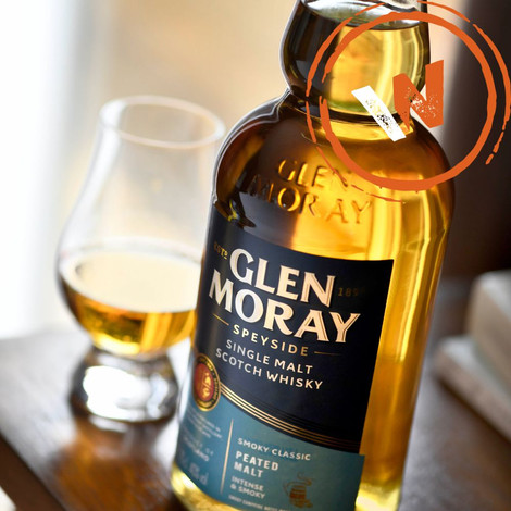 Glen Moray Peated whisky DRS (0,7L / 40%) Glen Moray Peated whisky DRS (0,7L / 40%)