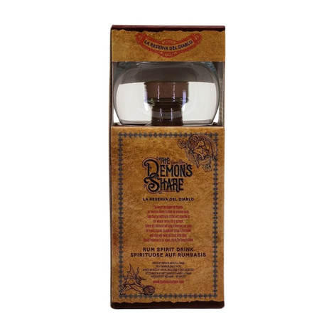 The Demons Share 6 éves rum díszdobozban 1 üvegpohárral DRS (0,7L / 40%)