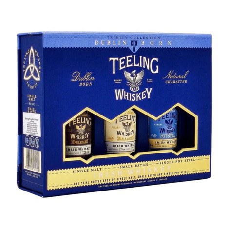 Teeling Dublin Born Trinity mini whiskey pack (0,15 L / 46%) Teeling Dublin Born Trinity mini whiskey pack (0,15 L / 46%)
