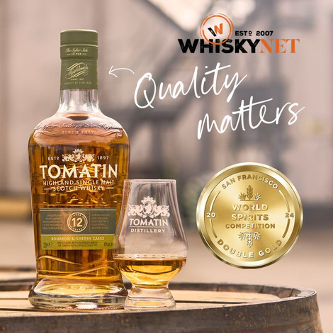 Tomatin 12 éves whisky DRS (0,7L / 43%)