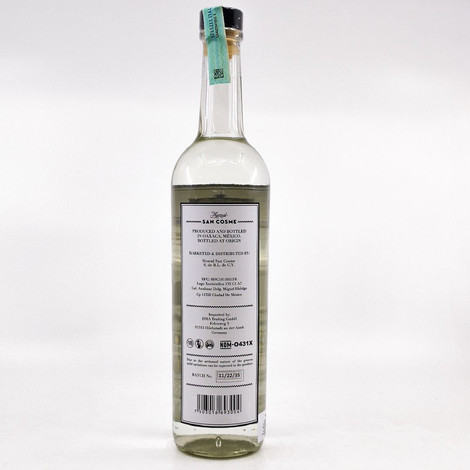 San Cosme mezcal DRS (0,7L / 40%) San Cosme mezcal DRS (0,7L / 40%)