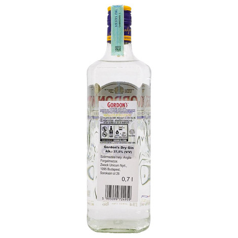 Gordons gin DRS (0,7L / 37,5%) Gordons gin DRS (0,7L / 37,5%)