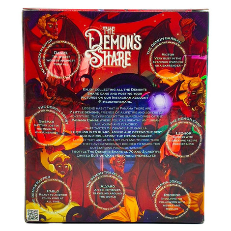 The Demons Share 6 éves rum ajándékcsomag két alumínium pohárral DRS (0,7L / 40%) The Demons Share 6 éves rum ajándékcsomag két alumínium pohárral DRS (0,7L / 40%)