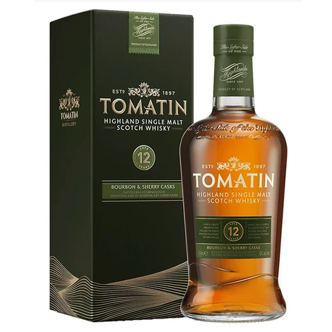 TOMATIN 12 YEARS WHISKY [43%|0.7L]