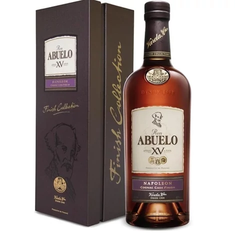 ABUELO XV YO NAPOLEON COGNAC CASK FINISH RUM DRS  (0,7L / 40%)