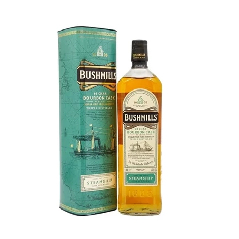 BUSHMILLS THE STEAMSHIP COLLECTION BOURBON CASK   RESERVE WHISKEY DRS (1L / 40%)