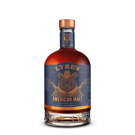 Lyre's American Malt alkoholmentes Whisky jellegű ital DRS (0,7L / 0,0%)