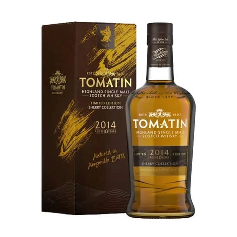 Tomatin Sherry Collection 10 éves Manzanilla Edition whisky DRS (0,7L / 46%)