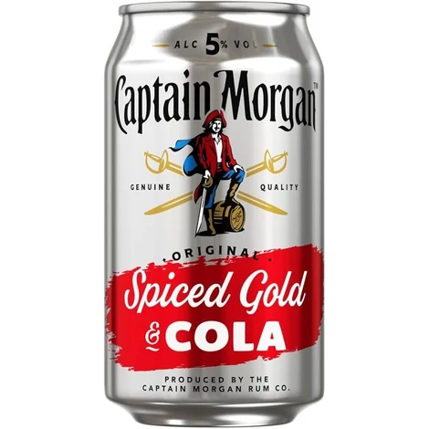 Captain Morgan&Cola RTD DRS (0,25L / 5%)